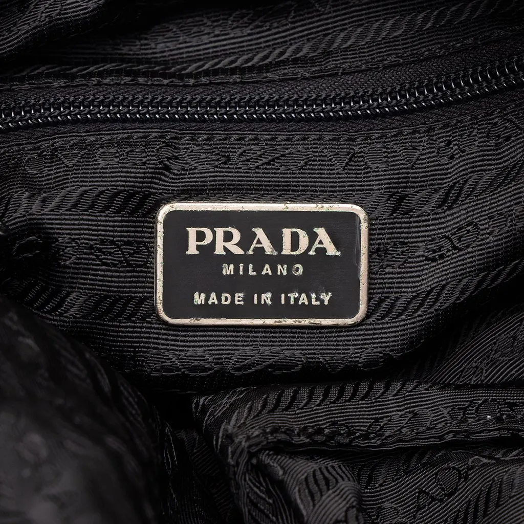 Prada Tessuto Backpack Black Polyamide Good - Box View