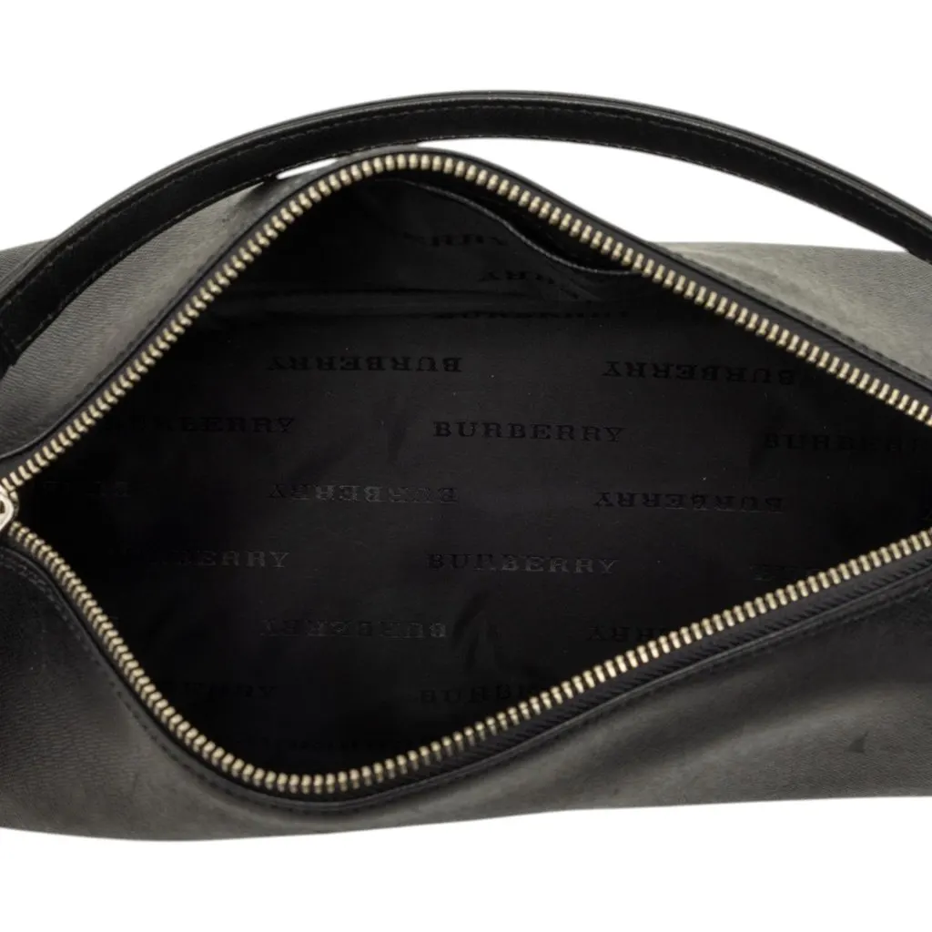 Burberry Leather Barrel Satchel Black Leather Very good - Model View