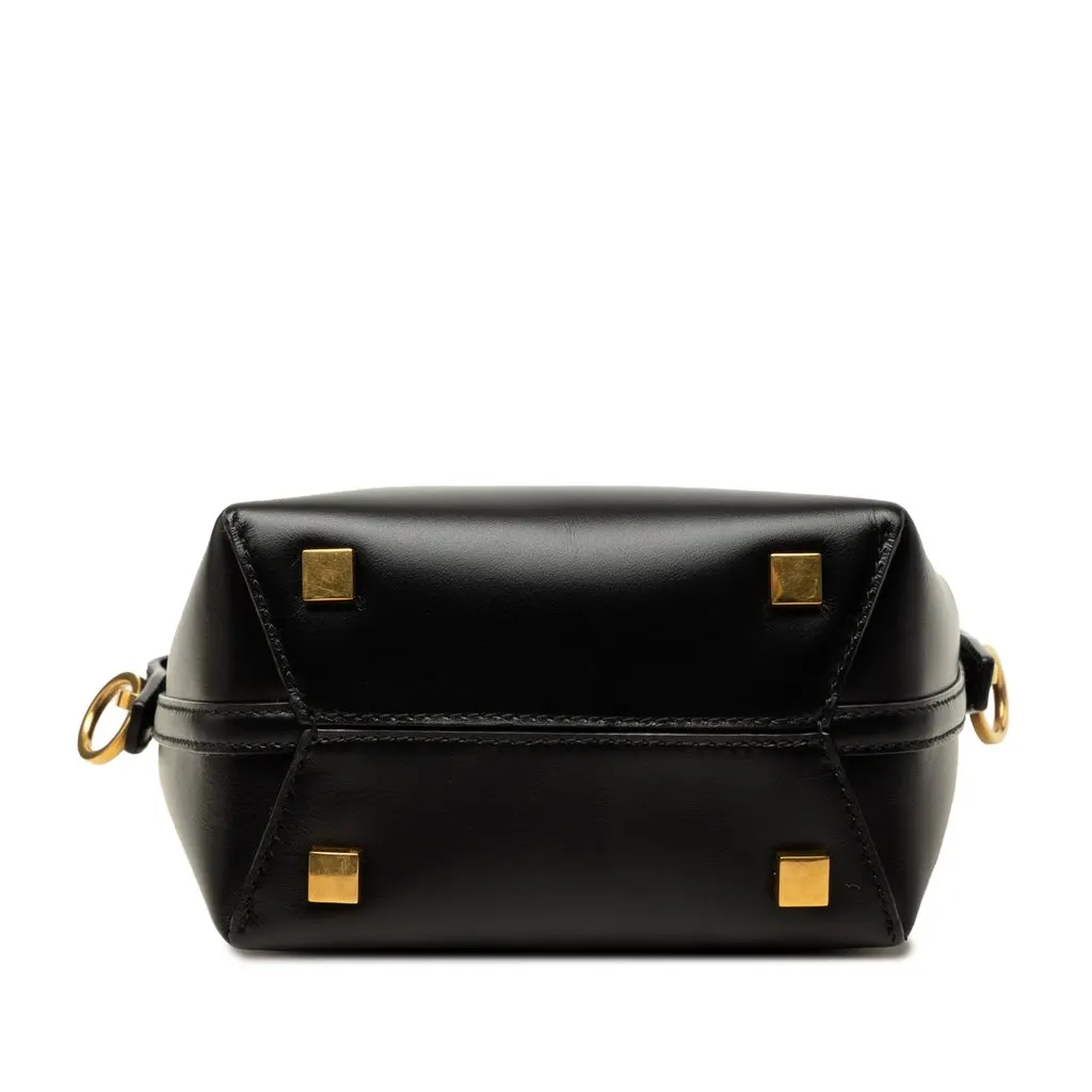 Saint Laurent Mini Shiny Calfskin Le 37 Bucket Bag Black Leather Very good - Inside View