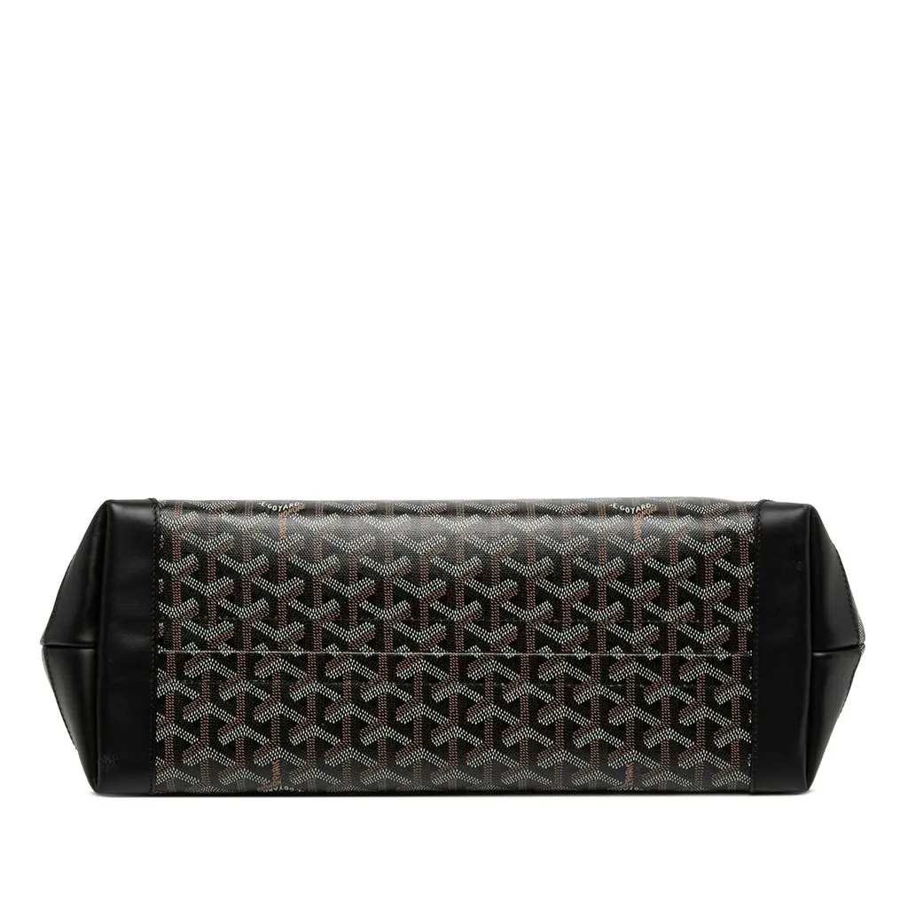 Goyard Goyardine Bellechasse PM Black Canvas Very good - Inside View
