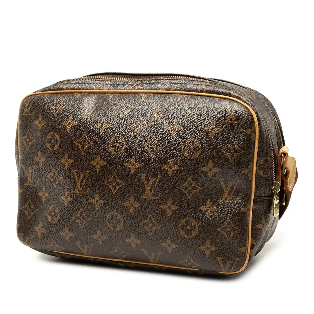Louis Vuitton Monogram Reporter PM Brown Very good - Back View