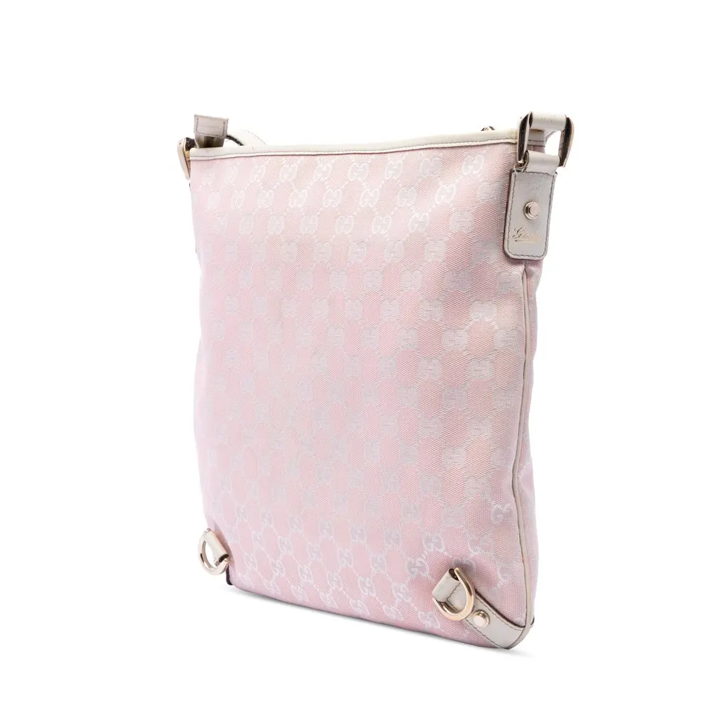 Gucci GG Canvas Abbey D Ring Crossbody Pink Very good - Back View