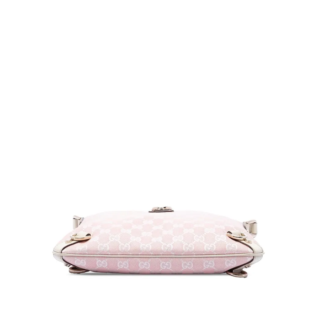 Gucci GG Canvas Abbey D Ring Crossbody Pink Very good - Inside View