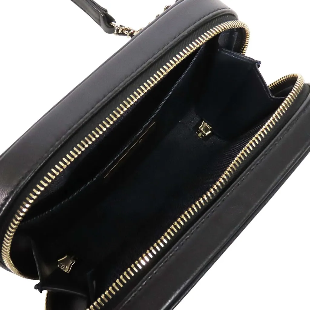 Chanel Lambskin CC Mania Camera Bag Black Leather Very good - Inside View