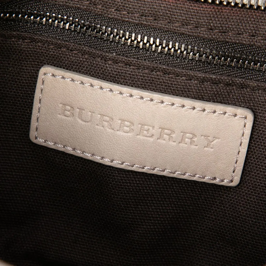 Burberry Smoke Check Coated Canvas Shoulder Bag MultiColor Very good - Box View