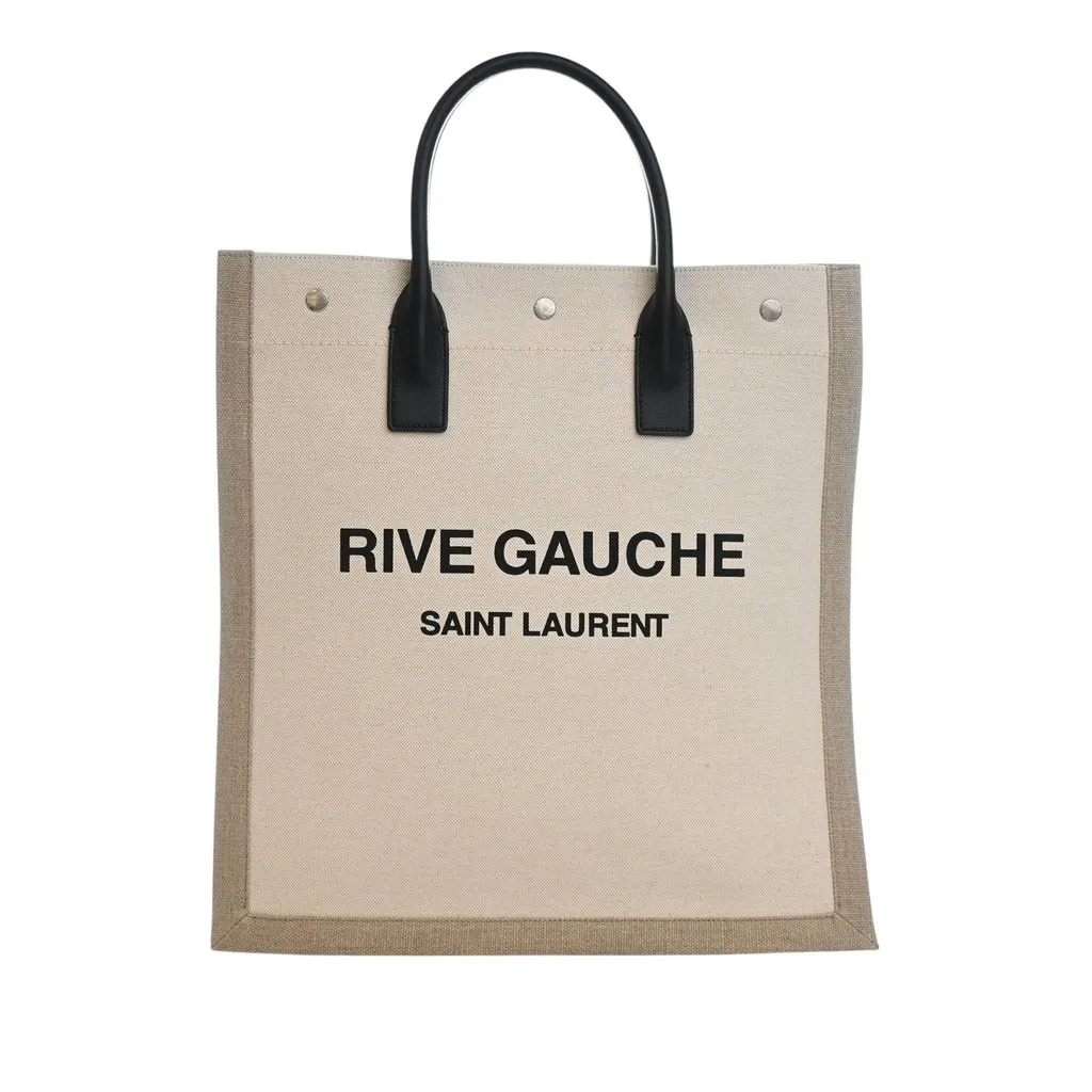 Saint Laurent Mixed Fibers Rive Gauche North South Tote