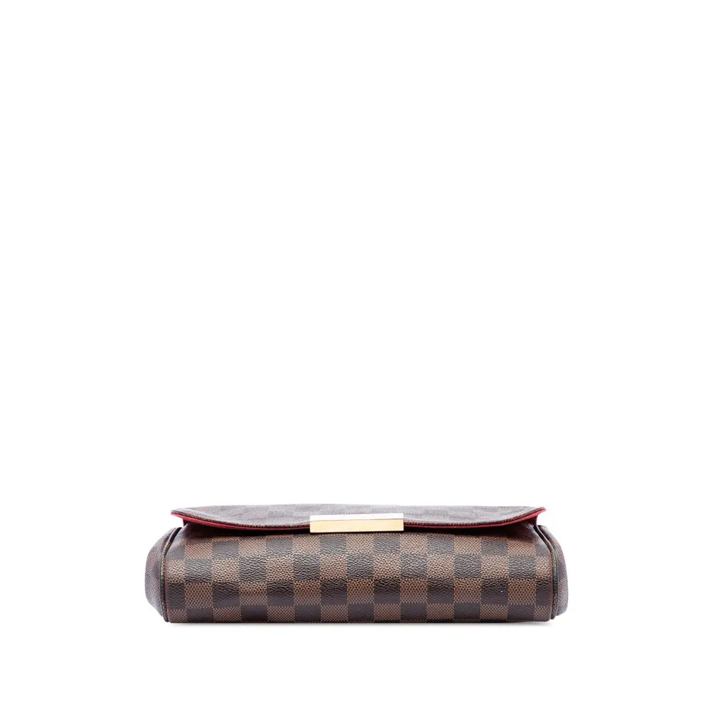 Louis Vuitton Damier Ebene Favorite MM Brown Very good - Inside View