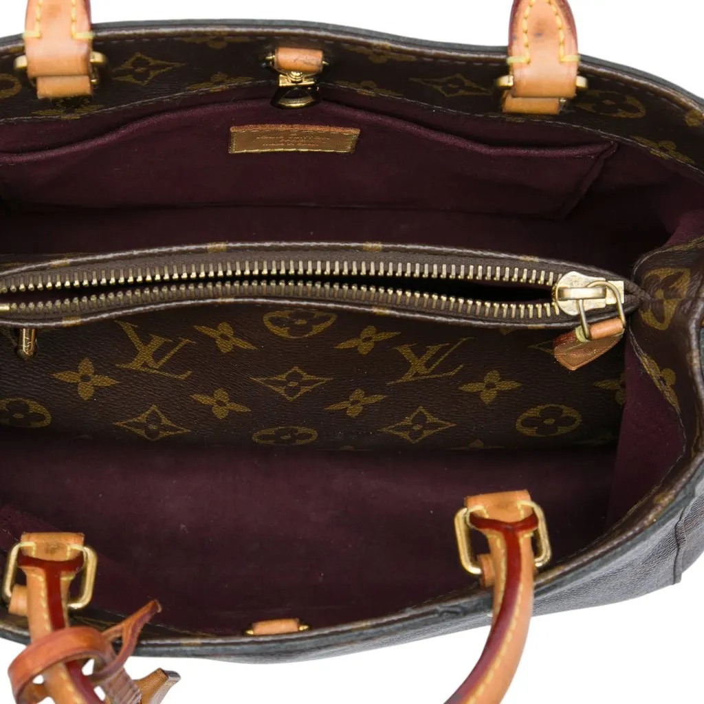 Louis Vuitton Monogram Montaigne BB Brown Canvas Good - Model View
