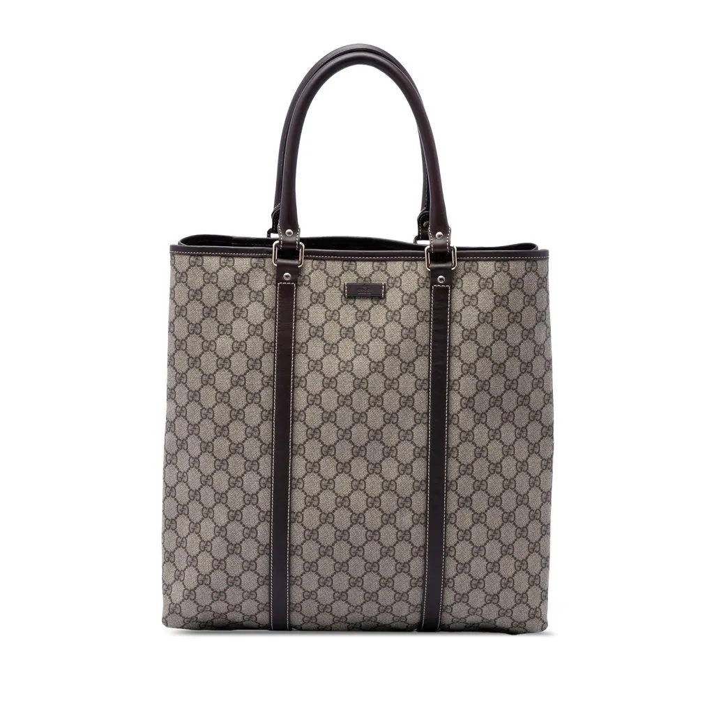 Gucci GG Supreme Joy Vertical Tote Beige Very good - Front View