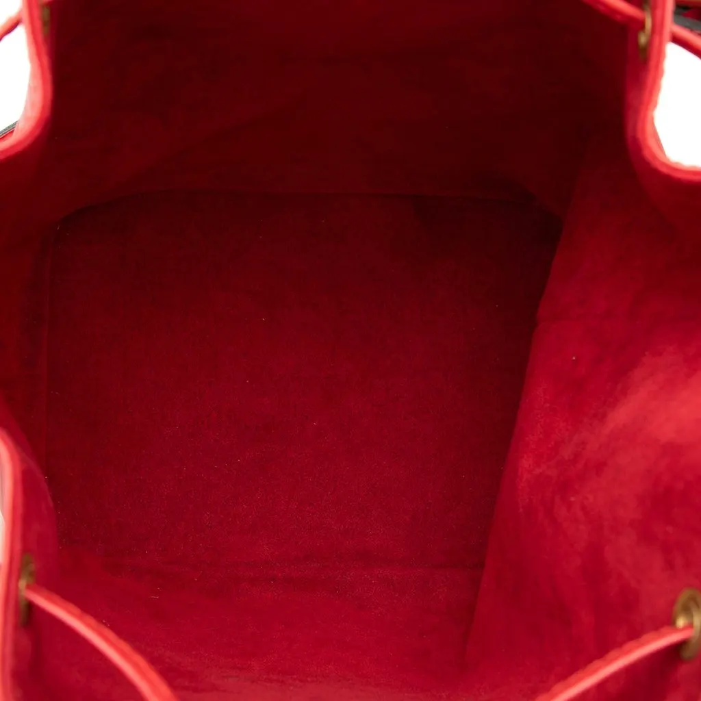 Louis Vuitton Epi Noe GM Red Leather Very good - Model View