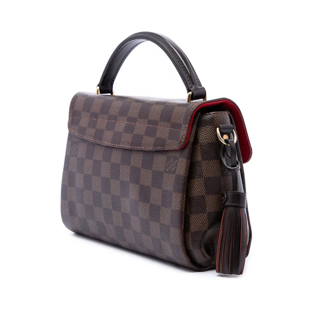 Louis Vuitton Damier Ebene Croisette Brown Very good - Back View