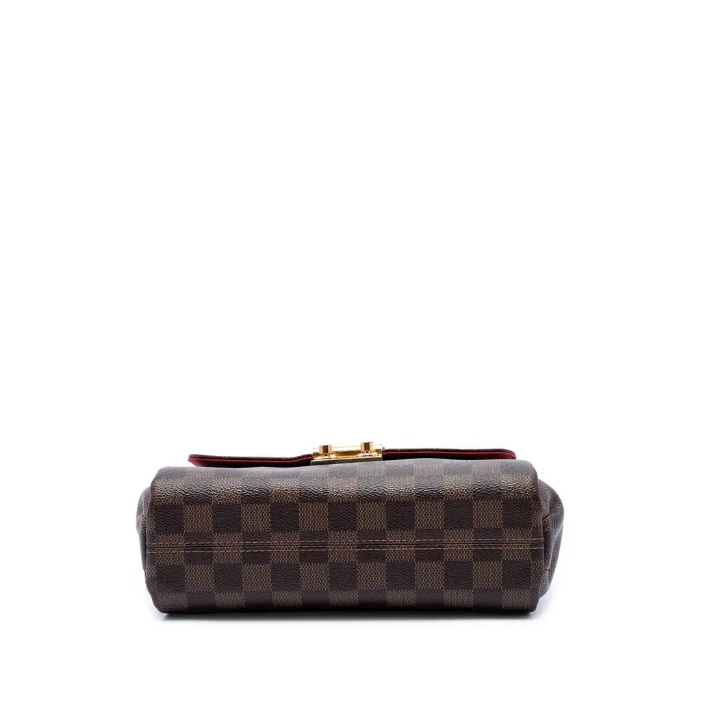 Louis Vuitton Damier Ebene Croisette Brown Very good - Inside View