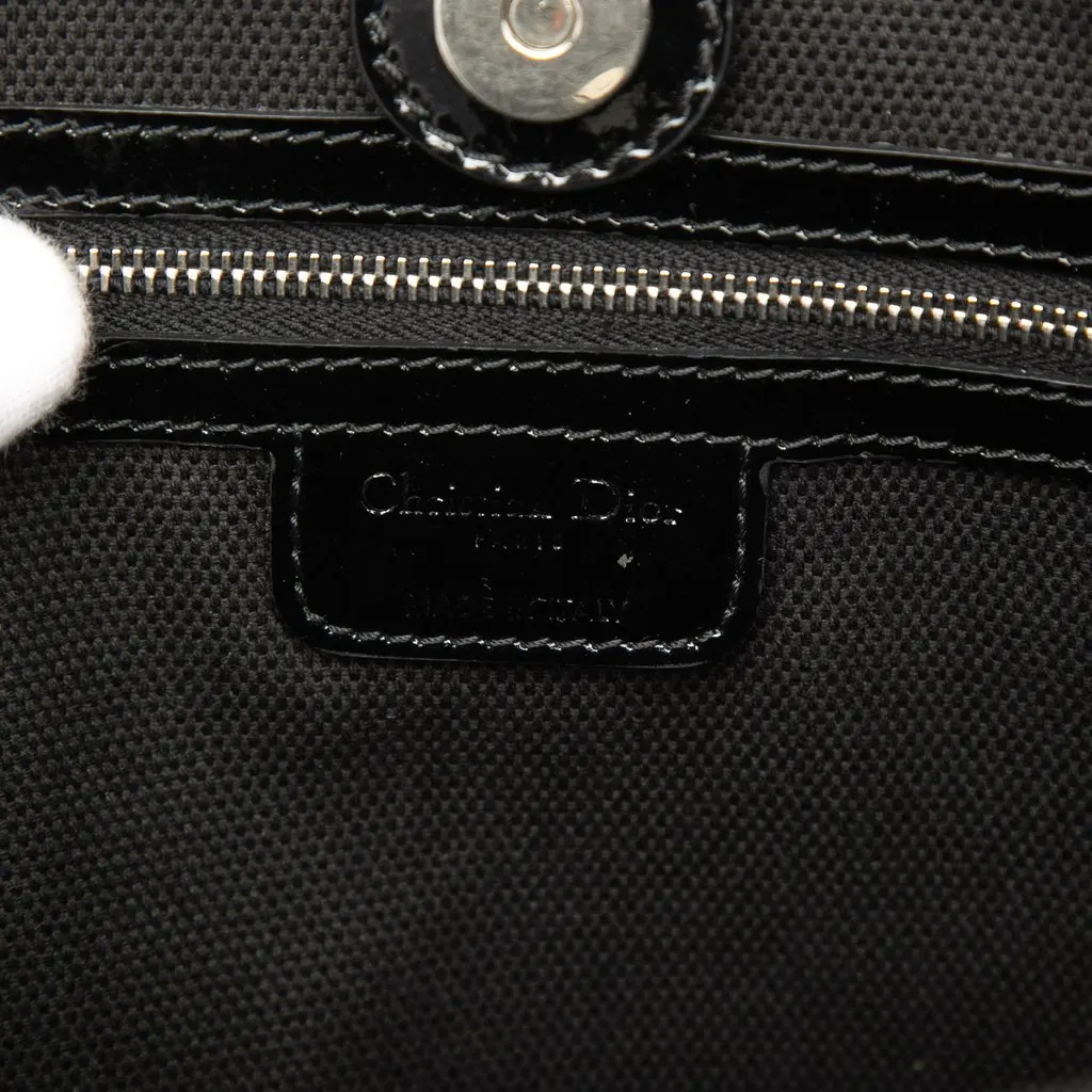Dior Diorissimo Trotter Patent Tote Black Leather Very good - Box View