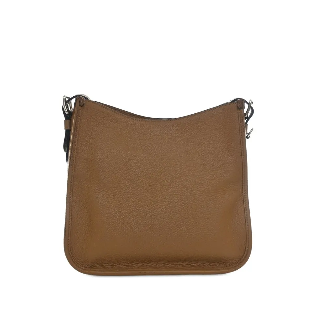 Prada Medium Vitello Daino Soft Hobo Brown Leather Very good - Back View
