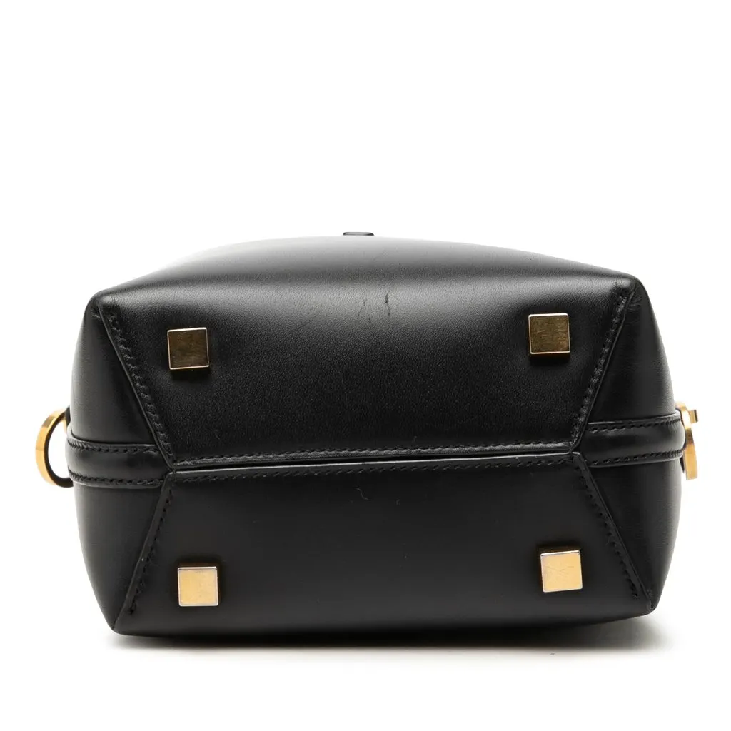 Saint Laurent Mini Shiny Calfskin Le 37 Bucket Bag Black Leather Very good - Inside View
