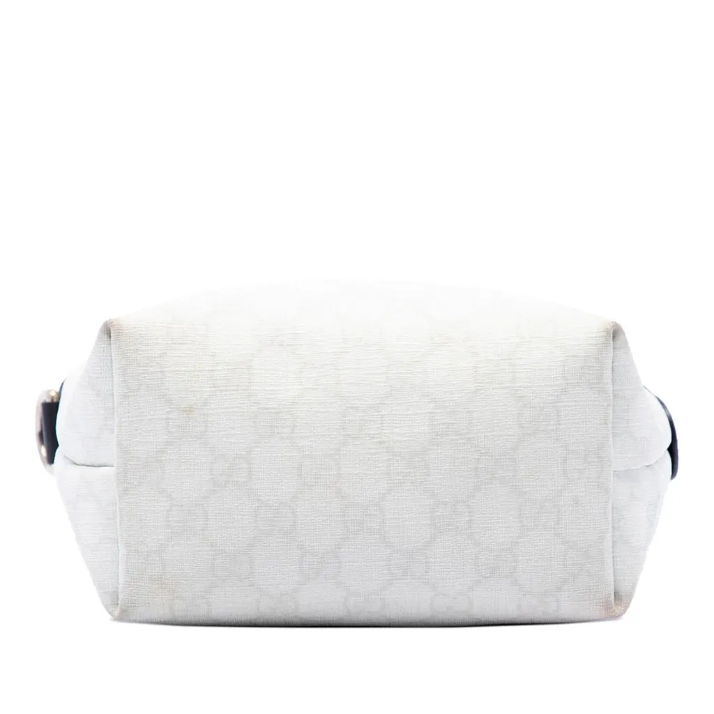 Gucci GG Supreme Tote White Canvas Good - Inside View