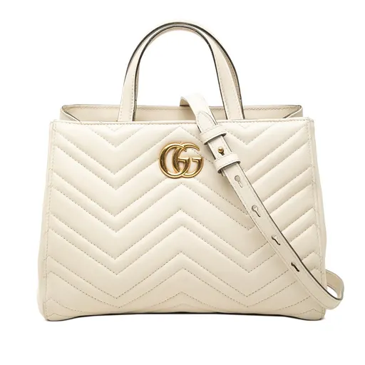 Gucci Small GG Marmont Matelasse Calfskin Satchel