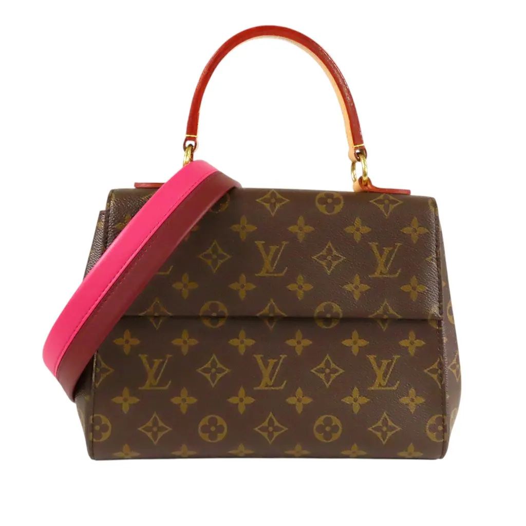 Louis Vuitton Monogram Cluny BB Brown Very good - Front View