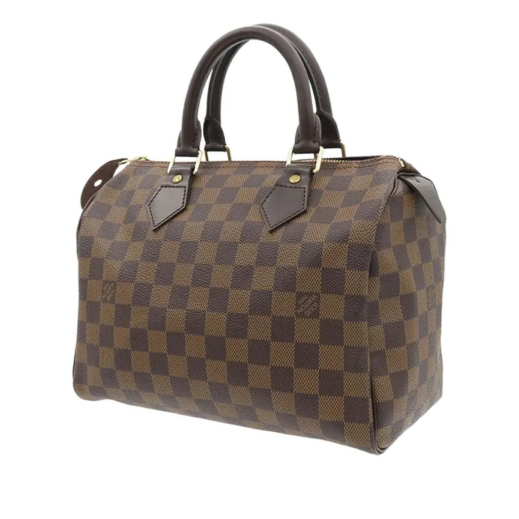 Louis Vuitton Damier Ebene Speedy 25 Brown Very good - Back View