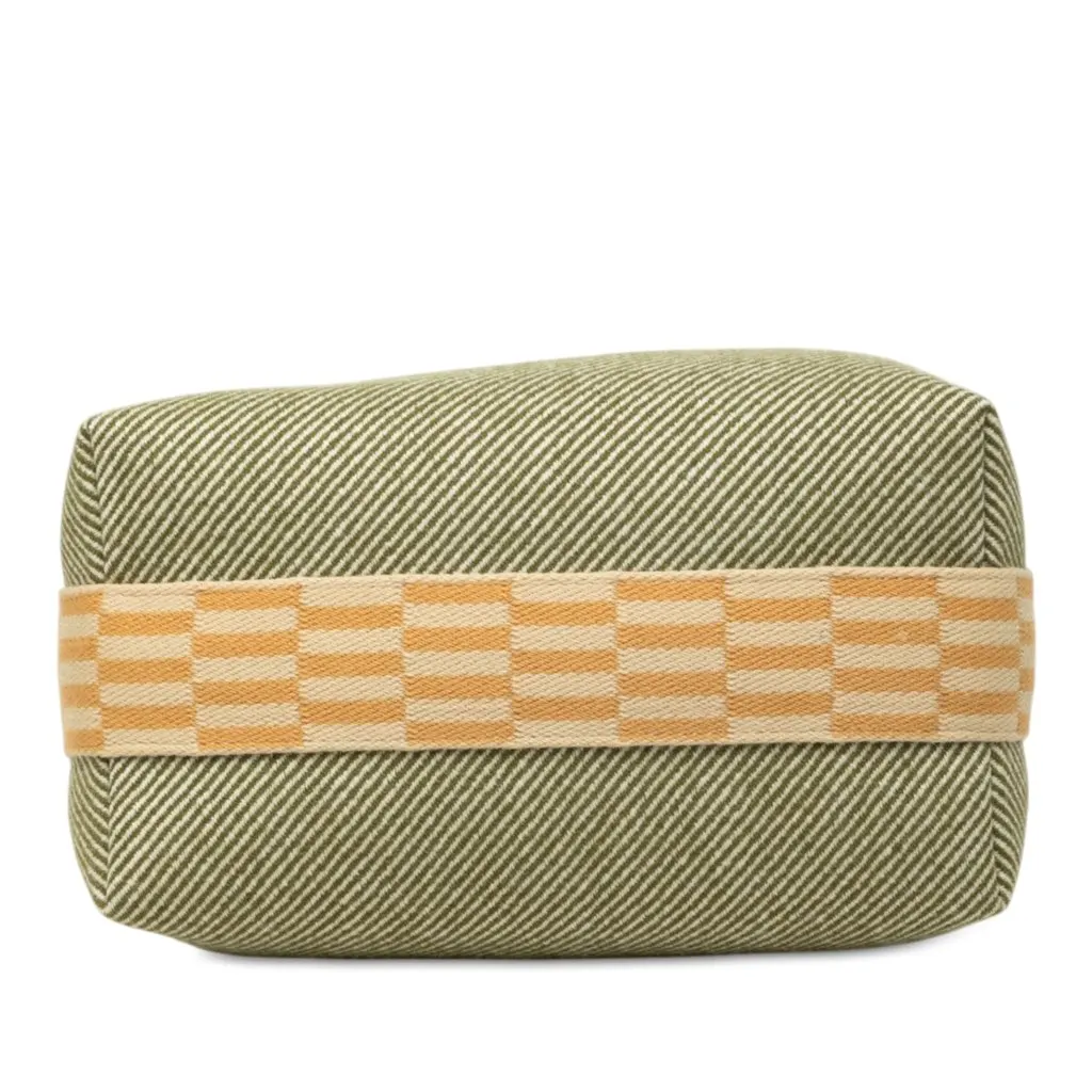 Hermès Small Wool Bride A Brac H Natte Case Green Wool Very good - Inside View
