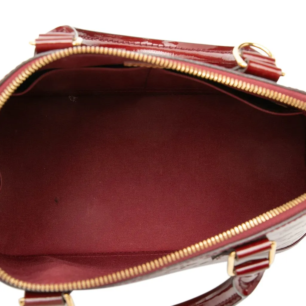 Louis Vuitton Monogram Vernis Alma PM Red Leather Very good - Model View