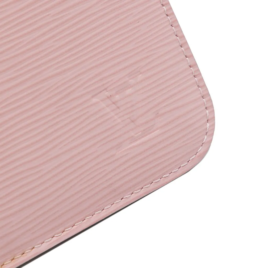 Louis Vuitton Epi Neverfull Pouch Pink Leather Very good - Box View