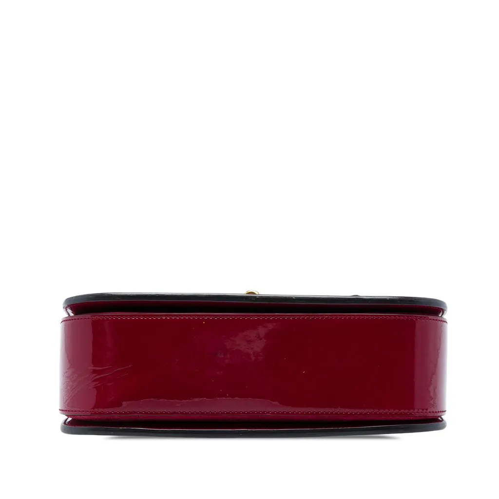 Gucci Patent Bright Bit Flap Crossbody Red Leather Very good - Inside View
