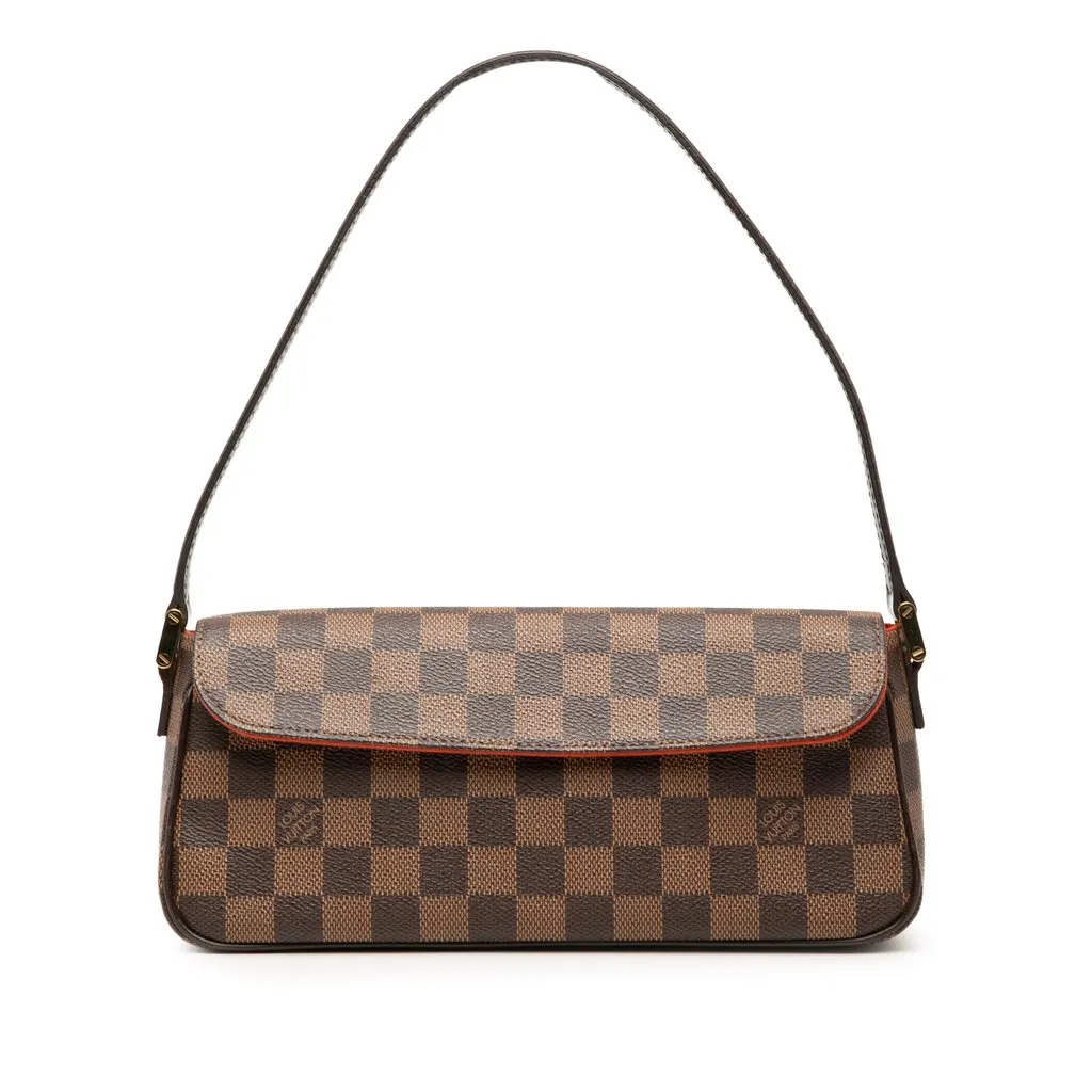 Louis Vuitton Damier Ebene Recoleta Brown Very good - Front View