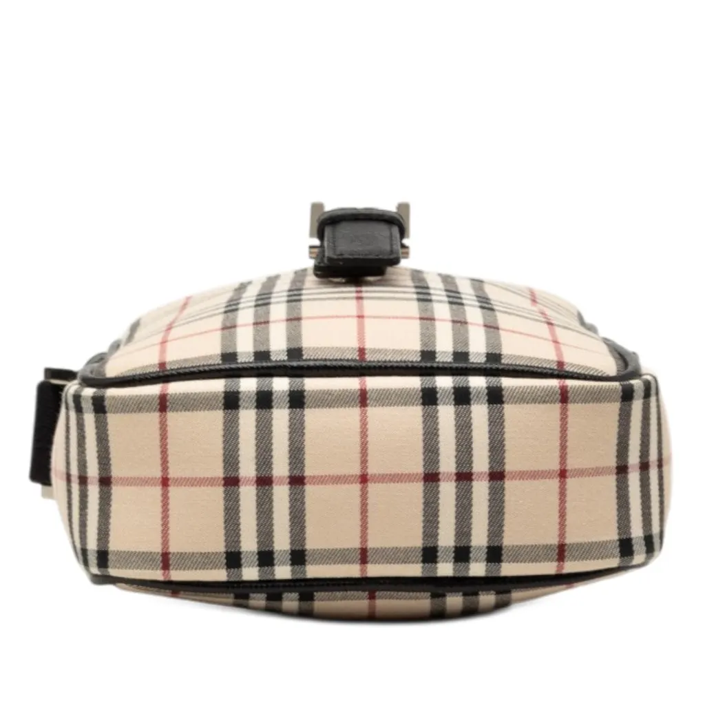 Burberry House Check Canvas Crossbody Beige Very good - Inside View