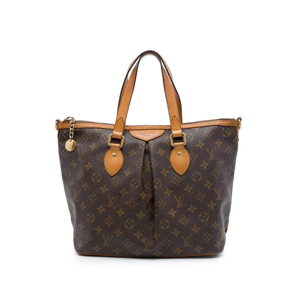 Louis Vuitton Monogram Palermo PM Brown Very good - Front View