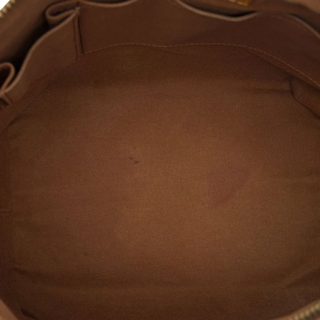 Louis Vuitton Monogram Palermo PM Brown Very good - Model View