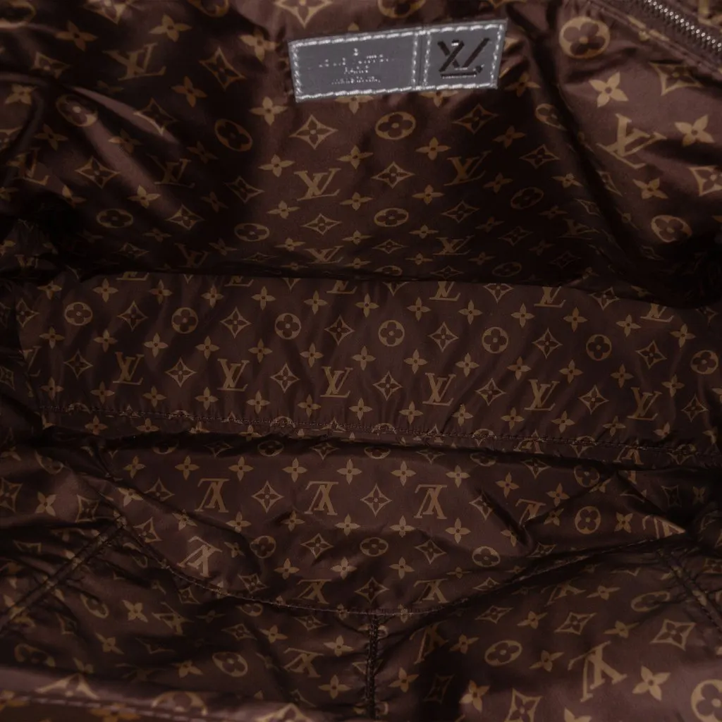 Louis Vuitton Econyl Monogram Pillow Onthego GM Silver Polyamide Very good - Model View