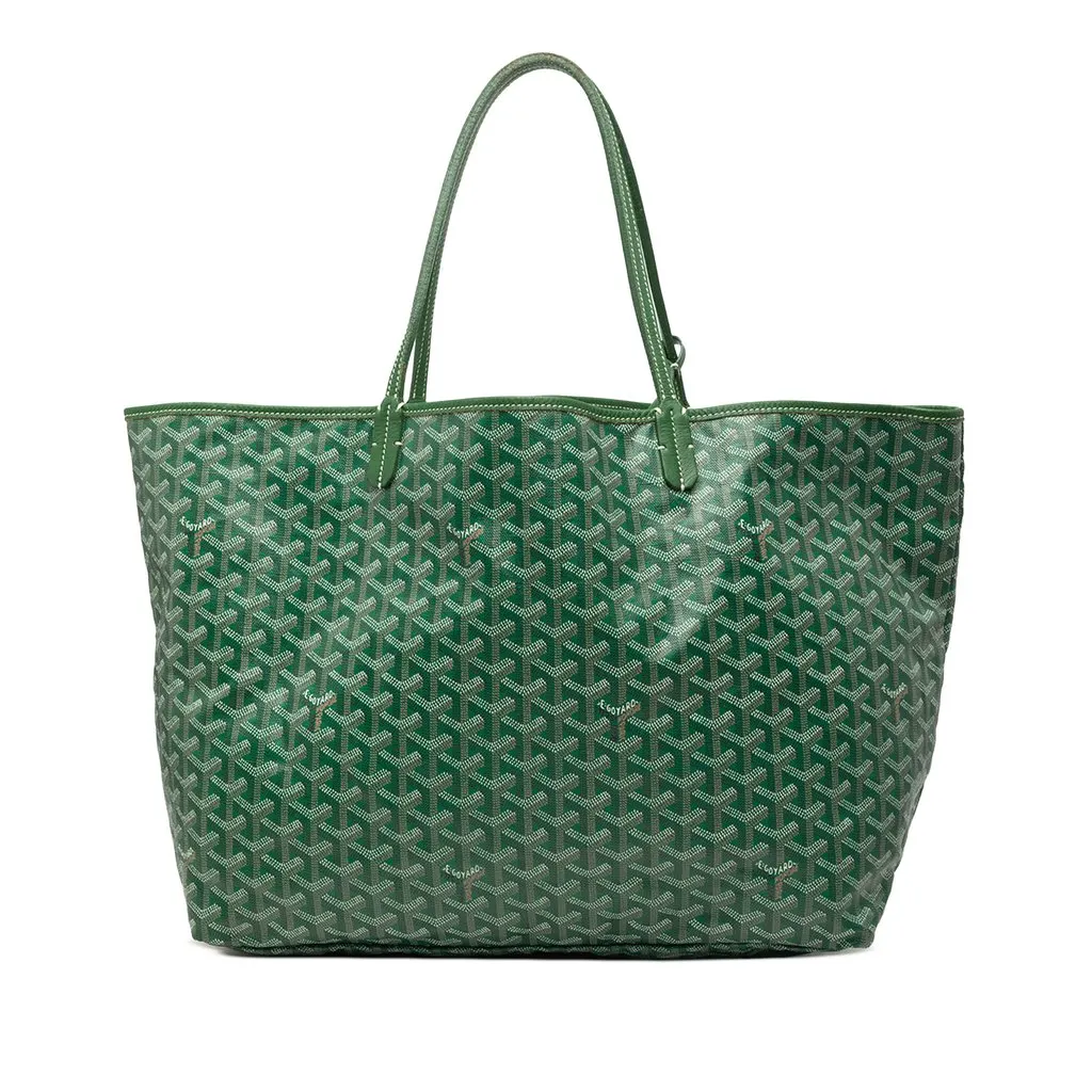 Goyard Goyardine Saint Louis GM Green Very good - Front View