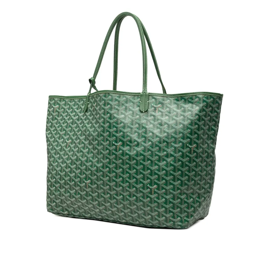 Goyard Goyardine Saint Louis GM Green Very good - Back View