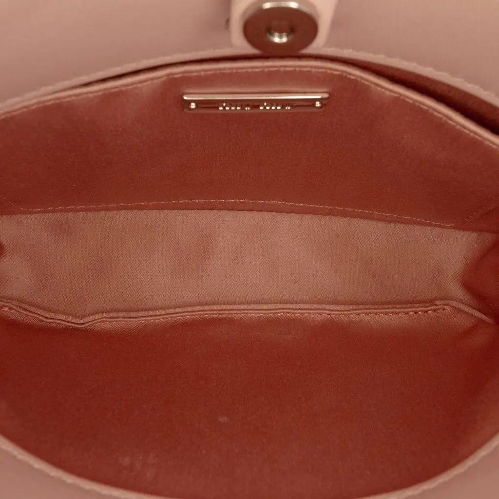 Miu Miu Matelasse Nappa Sassy Shoulder Bag Pink Leather Very good - Model View