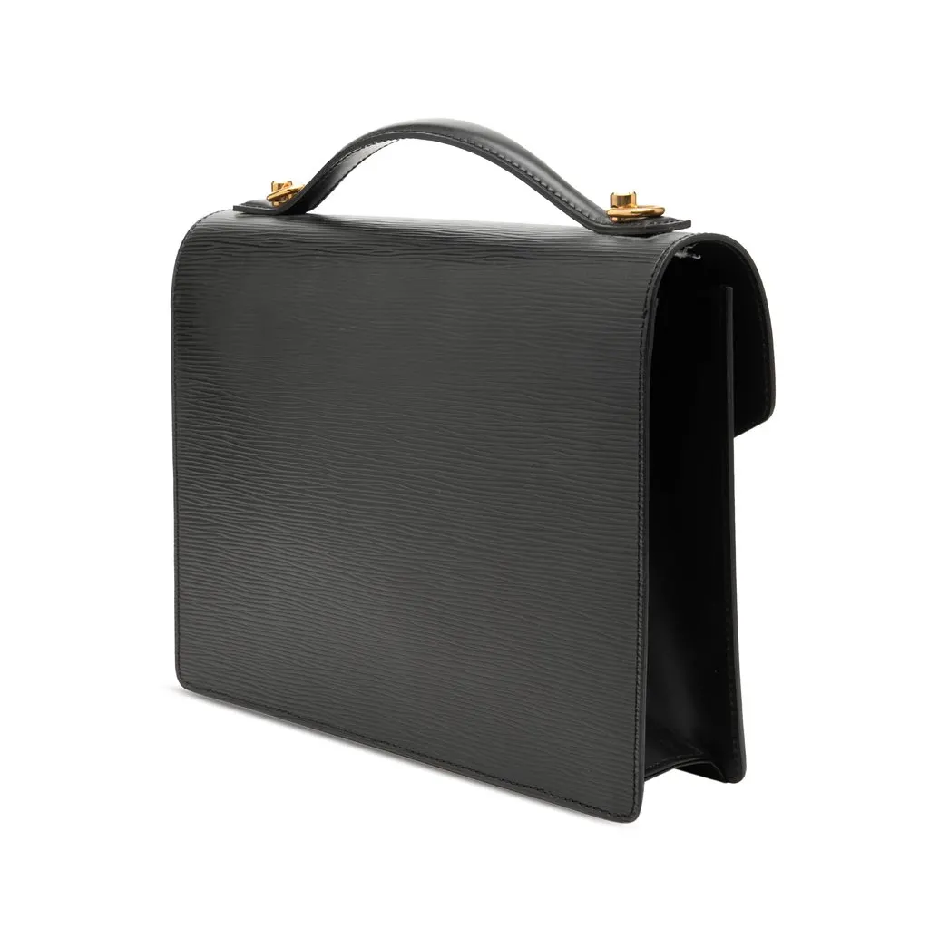 Louis Vuitton Epi Monceau 28 Black Leather Very good - Back View