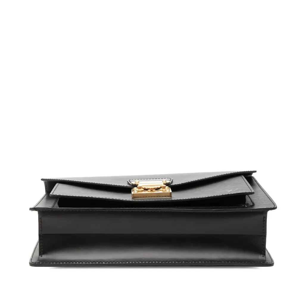 Louis Vuitton Epi Monceau 28 Black Leather Very good - Inside View