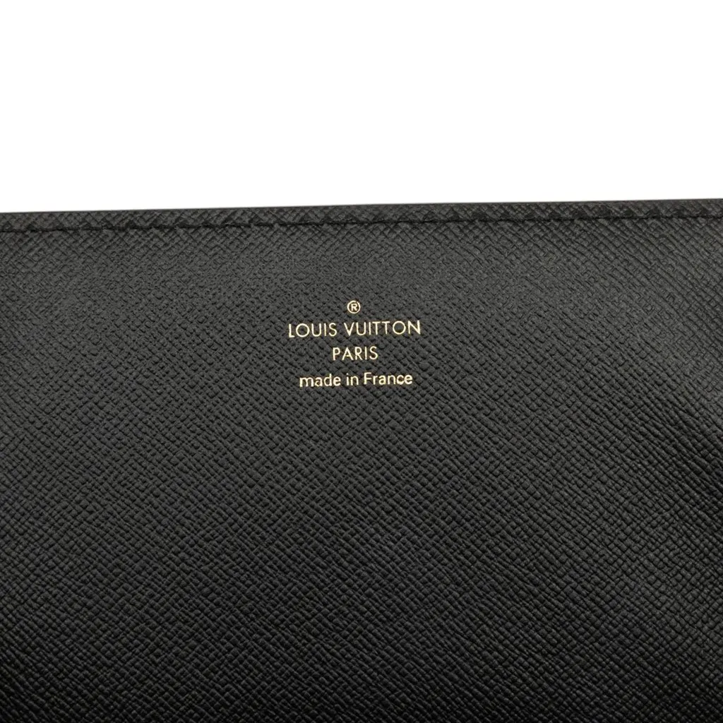 Louis Vuitton Monogram Reverse Book Chain Wallet Brown Canvas Very good - Box View
