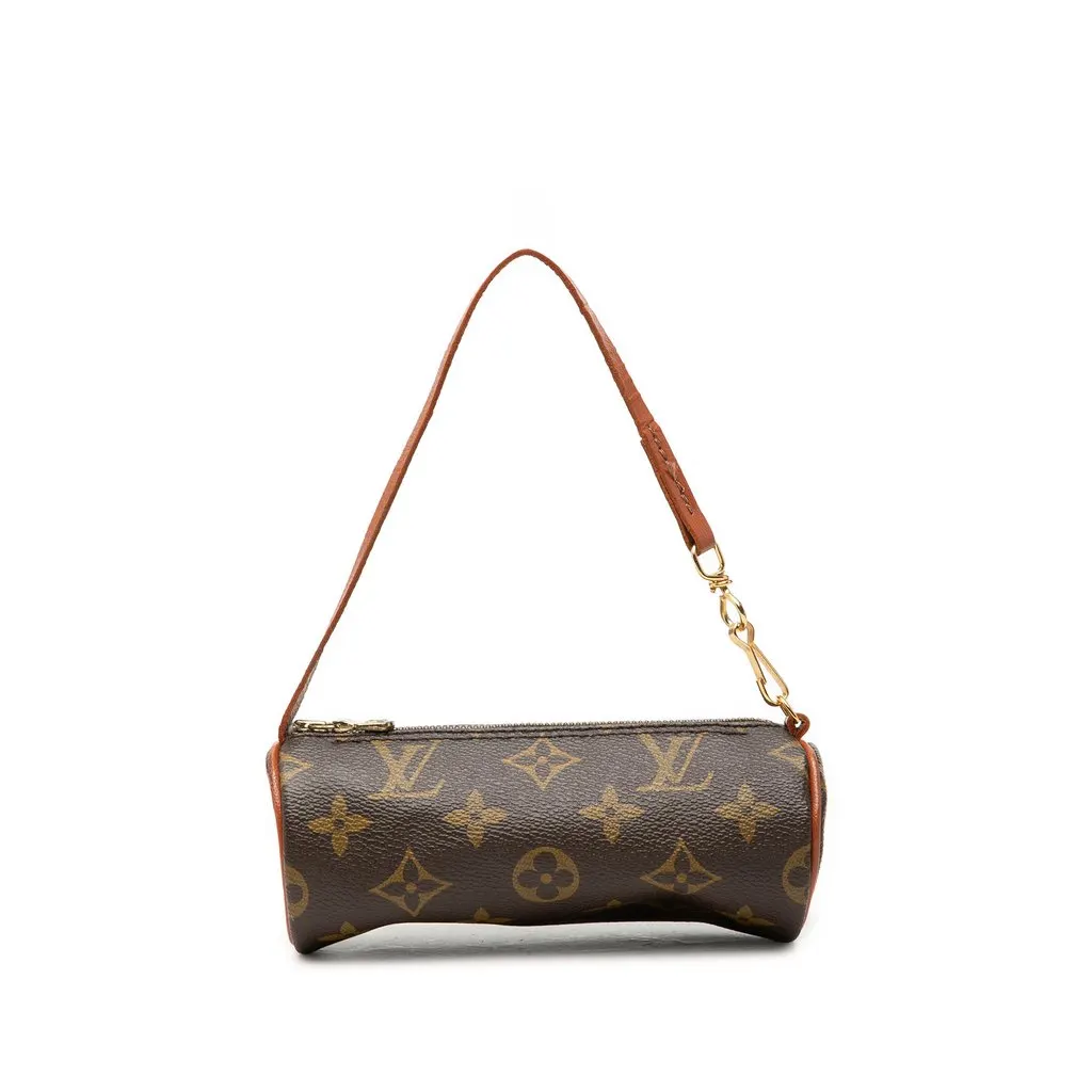Louis Vuitton Monogram Papillon Pochette Brown Canvas Very good - Front View
