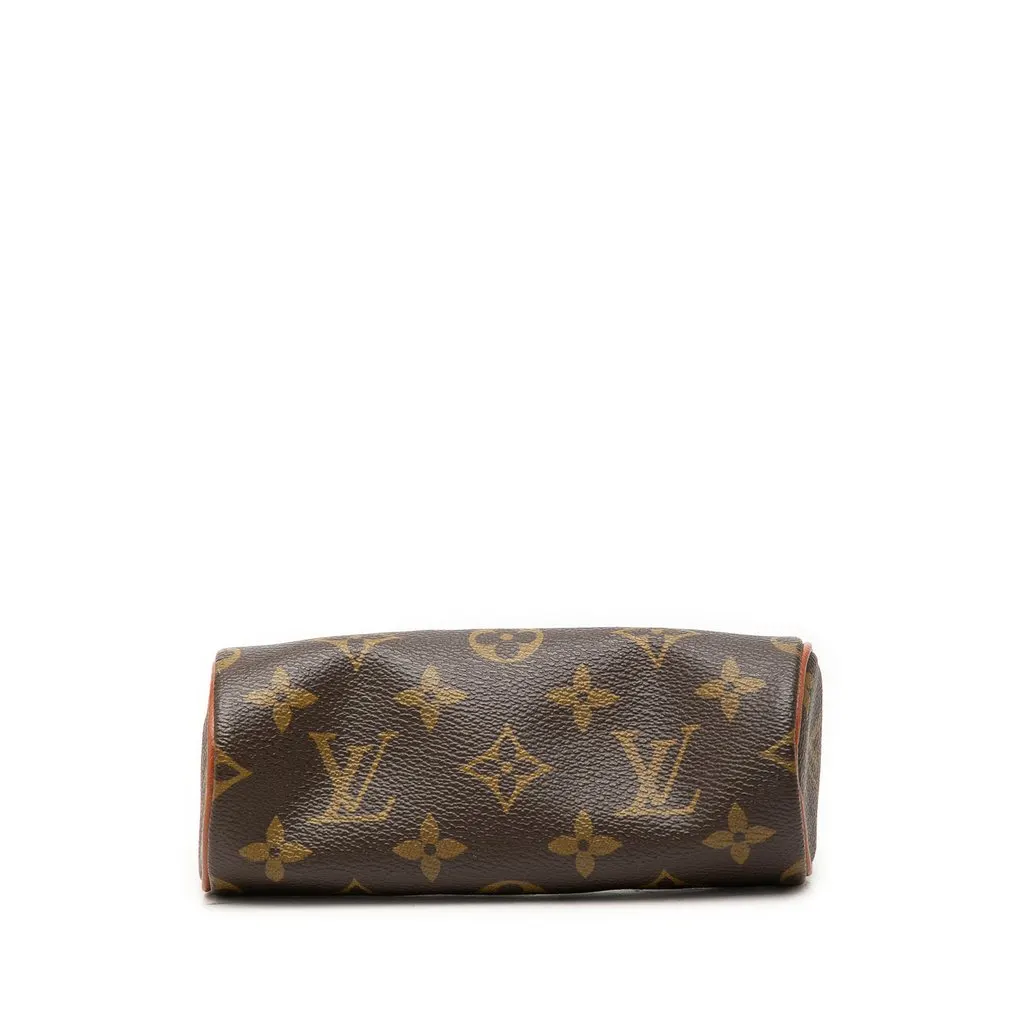 Louis Vuitton Monogram Papillon Pochette Brown Canvas Very good - Inside View