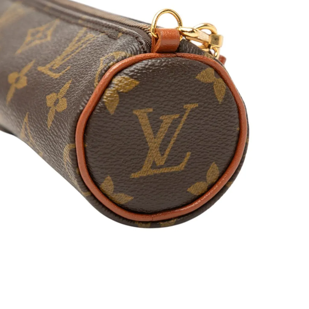 Louis Vuitton Monogram Papillon Pochette Brown Canvas Very good - Box View