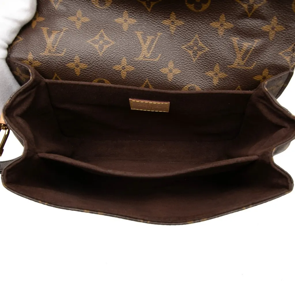 Louis Vuitton Monogram Pochette Metis Brown Very good - Model View