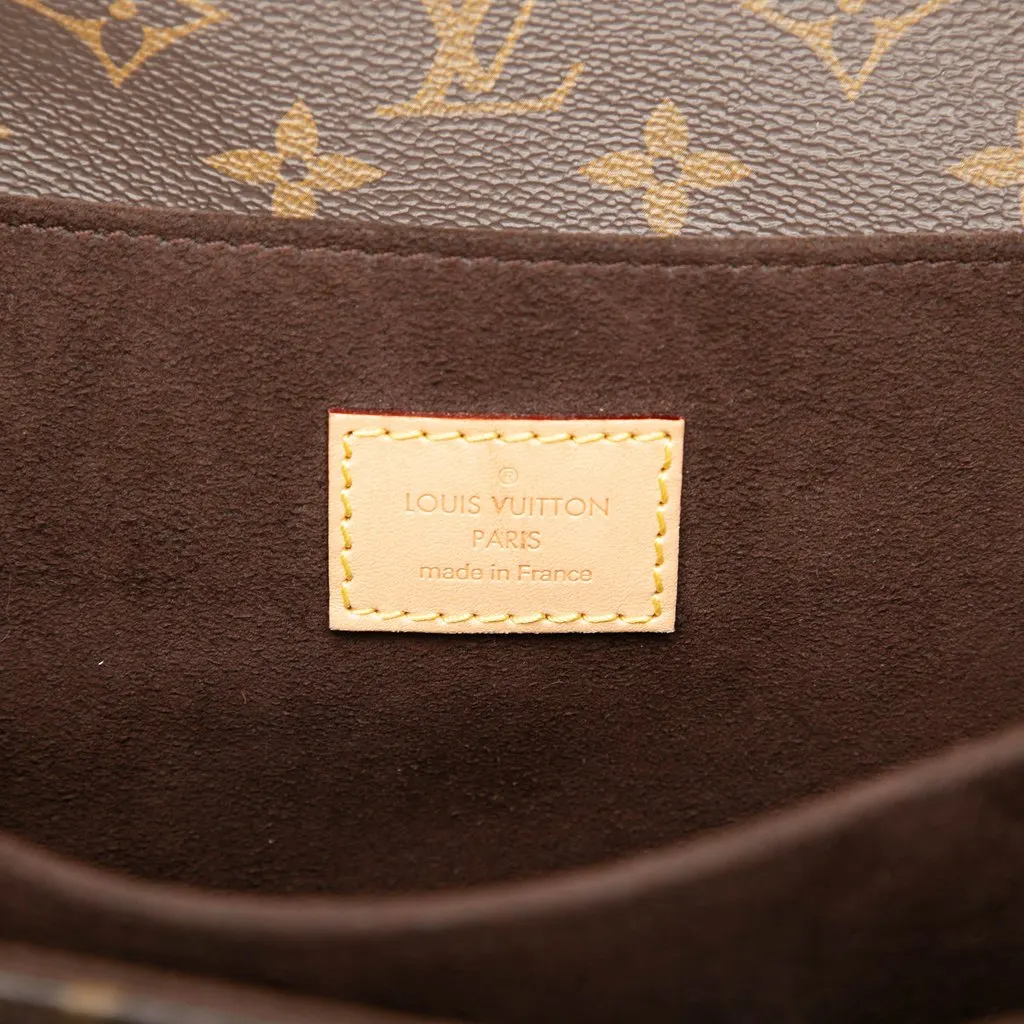 Louis Vuitton Monogram Pochette Metis Brown Very good - Box View