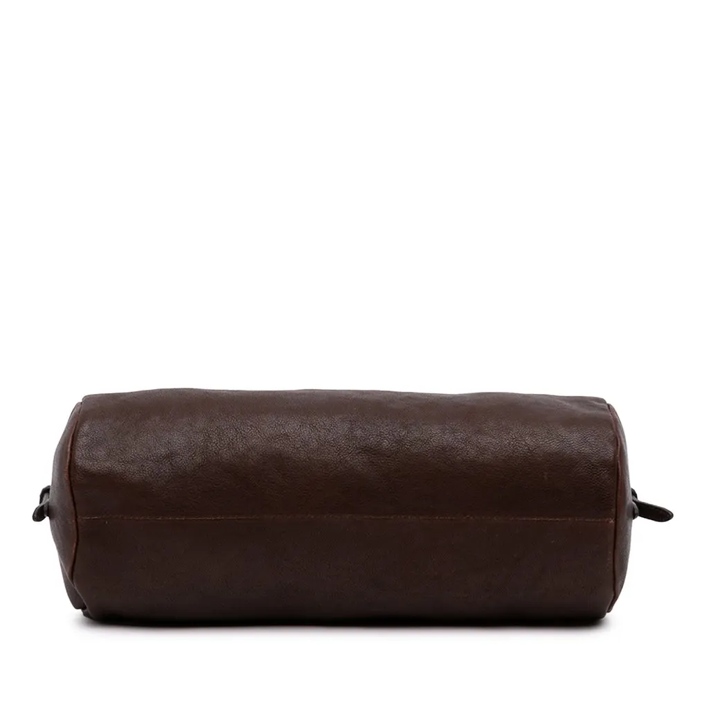 Miu Miu Nappa Aviator Shoulder Bag Brown Leather Very good - Inside View