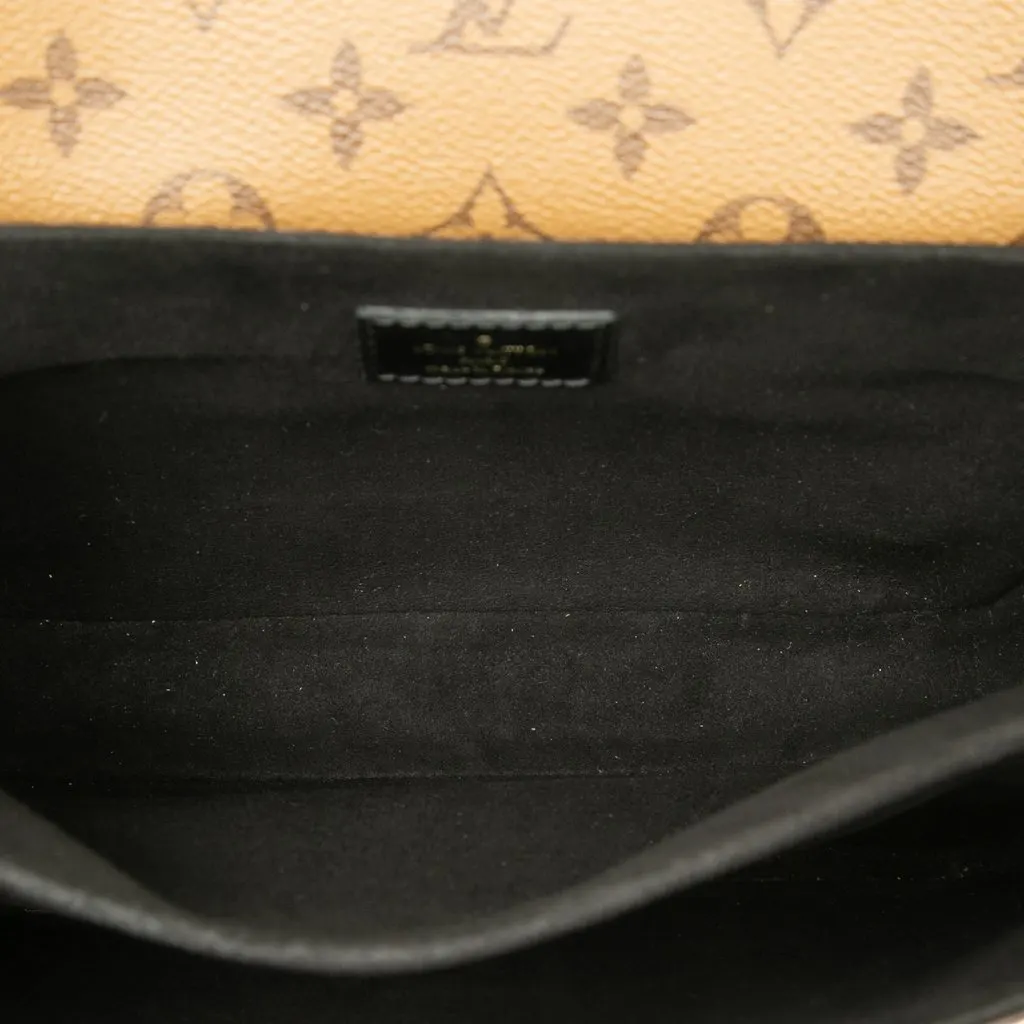 Louis Vuitton Monogram Reverse Pochette Metis Brown Very good - Model View