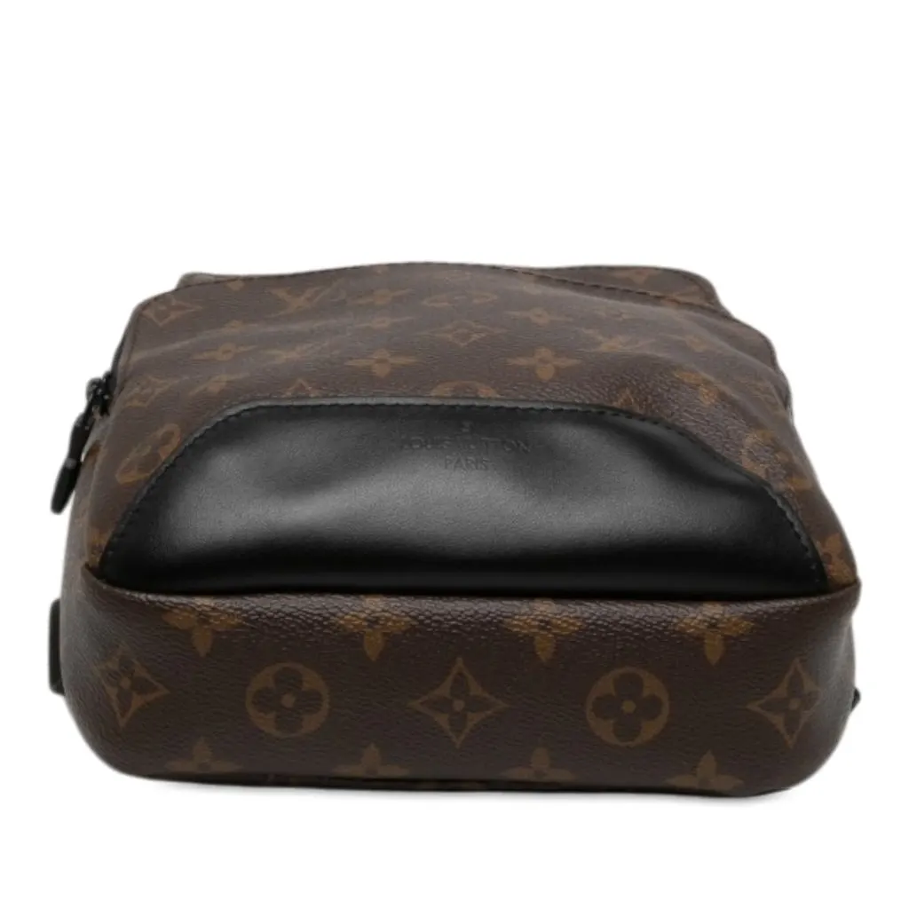 Louis Vuitton Monogram Macassar Avenue Sling Bag Brown Canvas Very good - Inside View