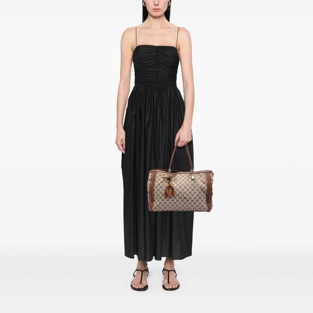 Gucci GG Canvas Bella Tote Beige Very good - Box View