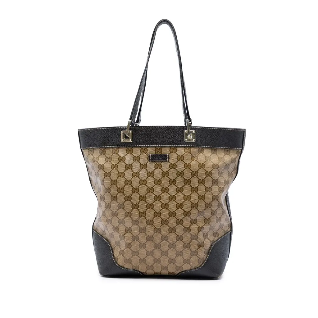 Gucci GG Crystal Tote Beige Very good - Front View