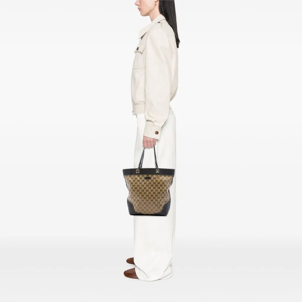 Gucci GG Crystal Tote Beige Very good - Box View