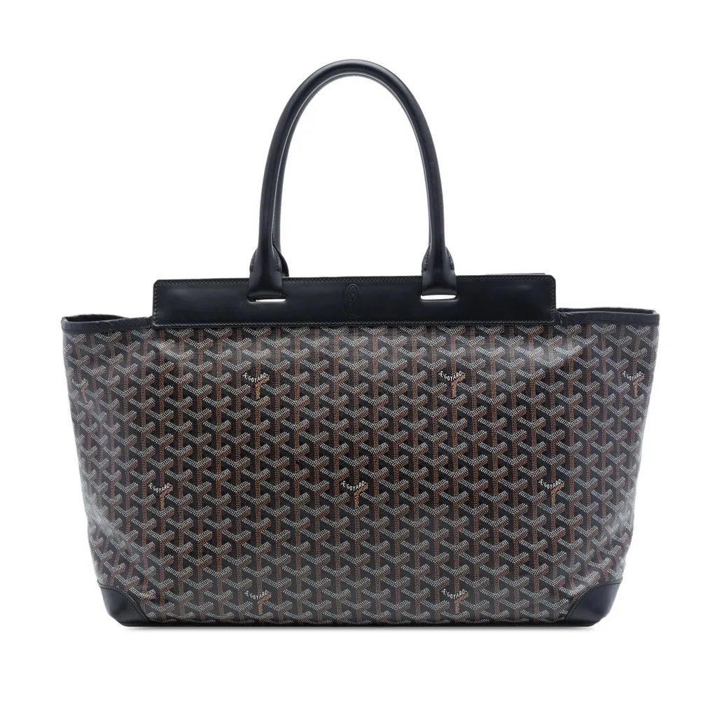 Goyard Goyardine Bellechasse MM Black Very good - Front View